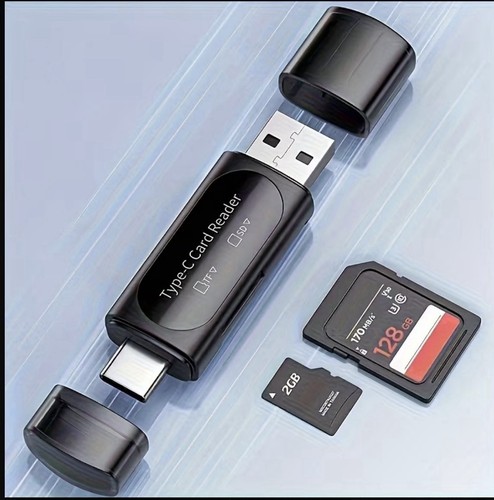 Usb kartenleser - usb/usb-c, dual