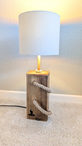 Rustikale tischlampe aus - tischlampe,