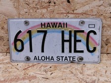 NUMMERNSCHILD USA  HAWAII -