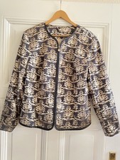 Elegante Jacke In Brokat-Optik