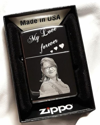 Zippo mit wunschgravur text - zippo,