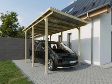 Holz Einzelcarport EcoShield