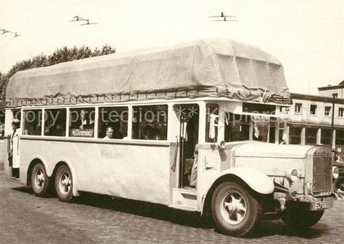 Autobus omnibus oldtimer 1930 - autobus,
