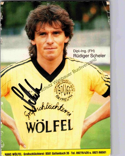 Original autogramm rüdiger - autogramm,