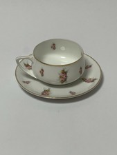 ROSENTHAL "Donatello" Jugendstil Tasse mit Untertasse Blumen