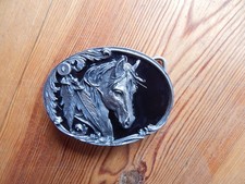 Western Buckle Gürtelschnalle Made in USA Pferdekopf