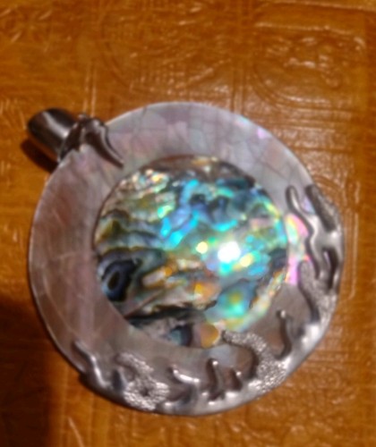 Anhänger muschel abalone - anhänger,