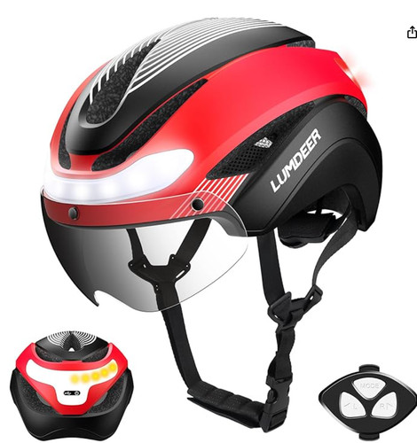 Fahrradhelm visier mit - visier,