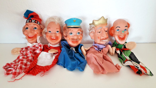 Handpuppen kasperle 1970er - handpuppen,