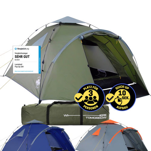 Personen zelt kuppelzelt - 3,