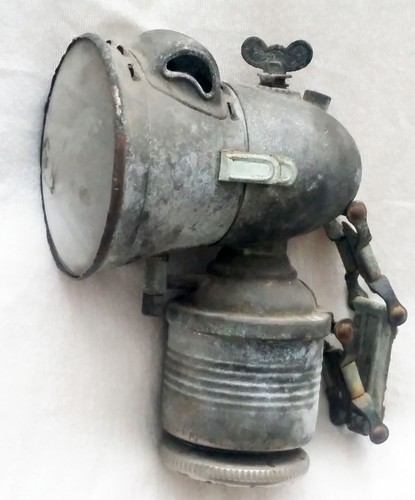 Alte antike karbidlampe - alte,