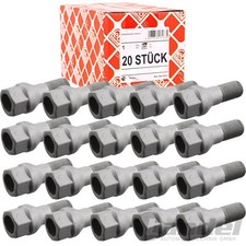 20x FEBI RADSCHRAUBE KEGELBUND