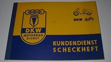 Kundendienst Scheckheft DKW