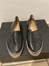 Chanel leder espadrilles - chanel,