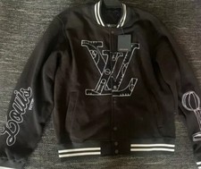 Authentic Louis Vuitton x NBA   Collegejacke  XL XXL 3XL  BW 66cm Herbst Winter
