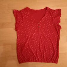 Lascana Shirt, Bluse, rot,pink, Gummizug Bündchen