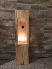 Windlicht Laterne Altholz 66cm