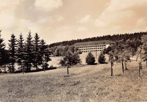 Postkarte bad brambach - postkarte,