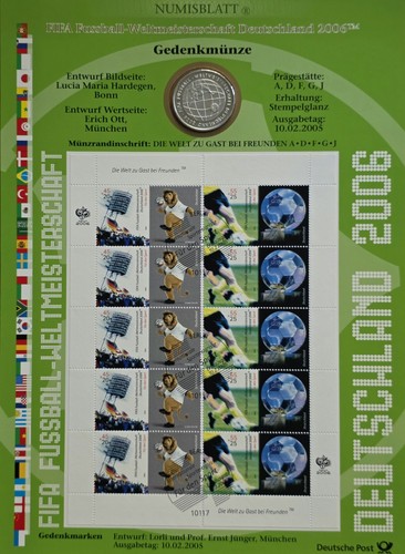 Numisblatt 2005 fifa fußball - 2005-fifa,