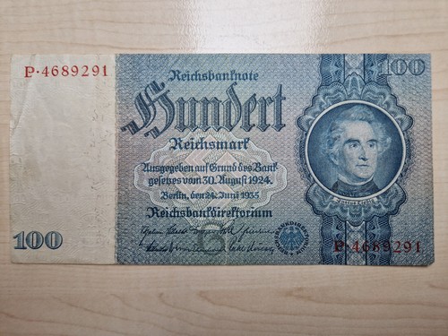 100 reichsmark reichsbanknote - 100,