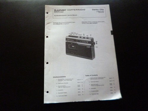 Original service manual - original,