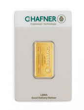 C. Hafner 10 Gramm Goldbarren - 999,9 Feingold - LBMA zertifiziert - im Blister