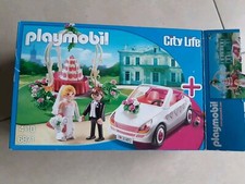 Playmobil 6871 Hochzeits Auto Brautauto Tisch Hochzeitstorte Kuchen Champagner 