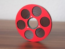 1 x NAGRA SN SNN SNST SNST-R METAL REEL RED / SILVER ! MINT ! With Tape !