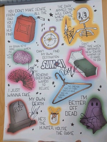 Vip abschlusstour sum41 poster - abschlusstour,