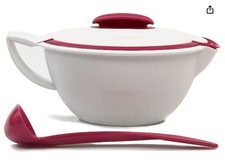 Tupperware Thermo Duo 400ml Sauciere Bordeaux rot / Weiß