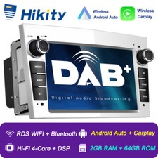 64GB DAB+ Autoradio GPS Carplay Für Opel Zafira B Corsa D Astra H Vivaro Vectra