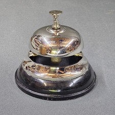 Silberne  Glocke Rezeptionsglocke 10 cm Tischglocke