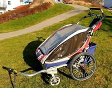 Chariot Thule CX 2 Fahrradanhänger für 2 Kinder + 2x Weber Kupplung *Abholung*