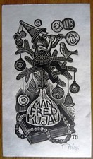 Exlibris für Manfred Kujau