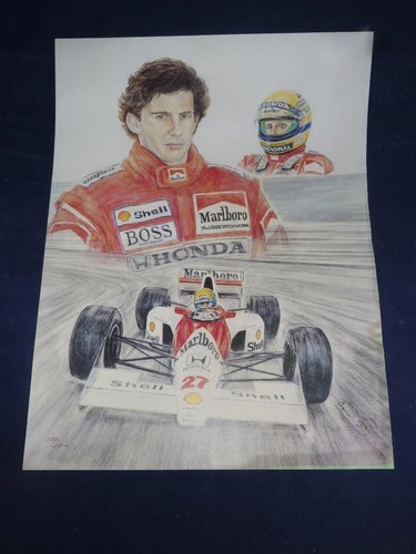 Limited edition print ayrton - limited,