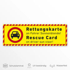 Aufkleber Hinweis KFZ 🚗