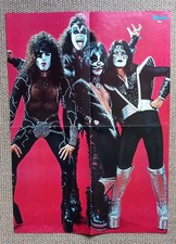 KISS super poster 1977 with Ace Frehley  Rückseite SLADE  58 cm x 42 cm