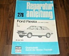 FORD FIESTA I 1000 1100 1976-1980 Motor Getriebe WERKSTATT HANDBUCH Bucheli
