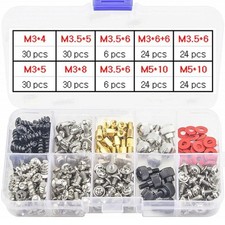 Komplettes 228-teiliges PC-Schraubenabstandshalter-Set für Computermontage und