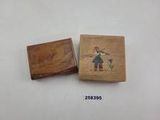 2x Dosen Holz Deckel-Dose