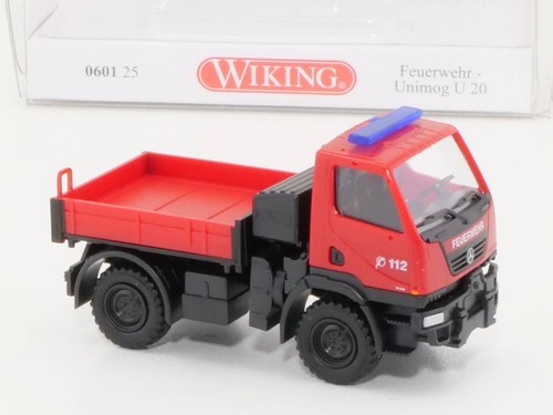Wiking 060125 feuerwehr unimog - feuerwehr,