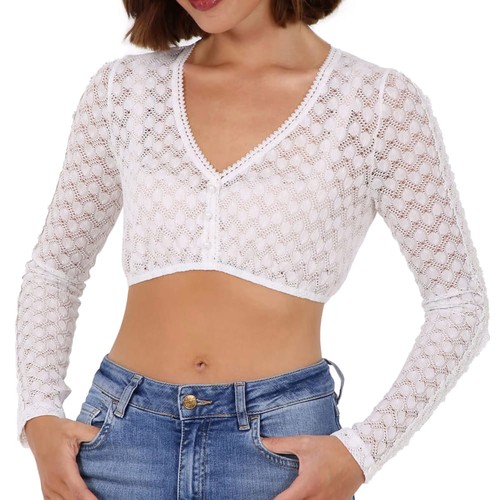 Dirndlbluse meline ecru - dirndlbluse,