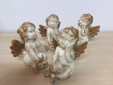 Engelsfiguren gold 4er Set