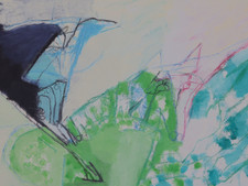 NIKITA KNIKTA Expressionismus Kunst XXL-Gemälde Porträt Malerei Mensch und Tier