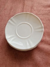 6 Unterteller von Arcopal aus Frankreich,  13 cm Ø in Weiß