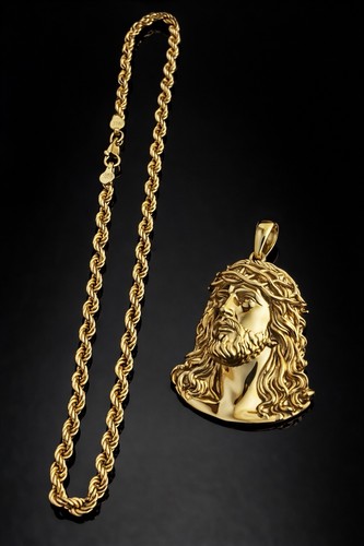 Massive 585 gold kordelkette - massive,
