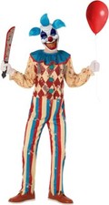 Horror Grusel Clown Kostüm Kinder Jungen Pennywise Fasching Halloween Karneval
