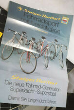 Prospekt Verkaufsbroschüre STAIGER DURIFORT Rennrad 70er Jahre Fahrrad