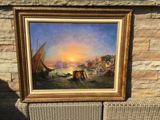 3 Ölgemälde Venedig