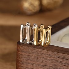 Kleine 925 Silber Rechteck